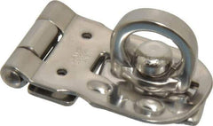 Sugatsune - 1-9/16" Long x 7/8" Wide, Durable Hasp - Stainless Steel - Apex Tool & Supply