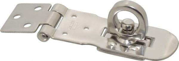 Sugatsune - 2-15/16" Long x 1-1/16" Wide, Durable Hasp - Stainless Steel - Apex Tool & Supply