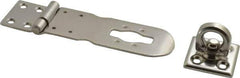 Sugatsune - 4-23/32" Long x 1-9/16" Wide, Durable Hasp - Stainless Steel - Apex Tool & Supply