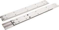 Sugatsune - 20" Slide Length, 14.22" Travel Length, Stainless Steel Ball Bearing Slide SSR-5 - 1/2" Wide, 2-3/4" High, 218 Lb Capacity at Full Extension, Satin Finish - Apex Tool & Supply