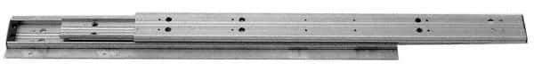 Sugatsune - 23.62" Slide Length, 25" Travel Length, Stainless Steel Ball Bearing Slide TSS3 - 1-1/16" Wide, 1-3/4" High, 176 Lb Capacity at Full Extension, Satin Finish - Apex Tool & Supply