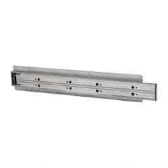 Sugatsune - 15.74" Slide Length, 17.16" Travel Length, Stainless Steel Ball Bearing Slide TSS3 - 1-1/16" Wide, 1-3/4" High, 198 Lb Capacity at Full Extension, Satin Finish - Apex Tool & Supply