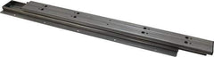 Sugatsune - 19.68" Slide Length, 21.1" Travel Length, Stainless Steel Ball Bearing Slide TSS3 - 1-1/16" Wide, 1-3/4" High, 187 Lb Capacity at Full Extension, Satin Finish - Apex Tool & Supply