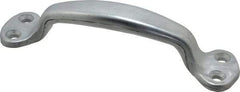 Made in USA - 8-5/16" Long x 1-3/64" Wide, Cast Steel Heavy Duty Door Pull - Unfinished - Apex Tool & Supply