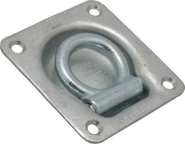 Value Collection - Zinc Finish Trap Door Ring - 1" High x 3-3/4" Wide - Apex Tool & Supply