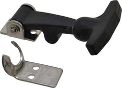 Value Collection - 4-1/32" Long x 2-13/32" Wide x 1-1/8" High, Hood Latch - Rubber & Steel, with Black Finish - Apex Tool & Supply