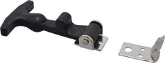 Value Collection - 5-3/8" Long x 3-1/8" Wide x 1-3/8" High, Hood Latch - Rubber & Steel, with Black Finish - Apex Tool & Supply