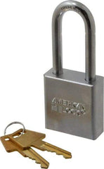 American Lock - 2" Shackle Clearance, Keyed Alike A5201 Padlock - 5/16" Shackle Diam, Steel - Apex Tool & Supply