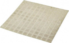 Made in USA - 0.4" Wide x 0.1" High, Self Adhesive Polyurethane Bumpers - Tapered Square - Apex Tool & Supply