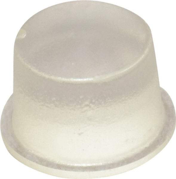 Made in USA - 0.62" Wide x 0.4" High, Self Adhesive Polyurethane Bumpers - Cylindrical - Apex Tool & Supply
