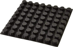 Made in USA - 0.62" Wide x 0.4" High, Self Adhesive Polyurethane Bumpers - Cylindrical - Apex Tool & Supply
