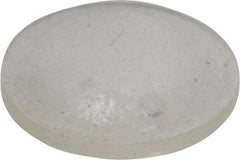 Made in USA - 0.335" Wide x 0.085" High, Self Adhesive Polyurethane Bumpers - Hemispherical - Apex Tool & Supply