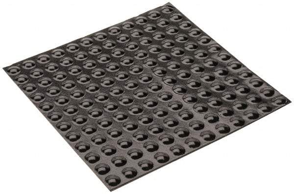 Made in USA - 0.335" Wide x 0.085" High, Self Adhesive Polyurethane Bumpers - Hemispherical - Apex Tool & Supply