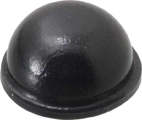 Made in USA - 0.62" Wide x 0.31" High, Self Adhesive Polyurethane Bumpers - Hemispherical - Apex Tool & Supply
