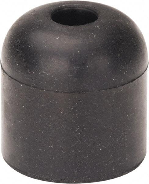 Made in USA - 5/16 Thread, 1" High, Rubber Bumpers - Recessed, 5/8" C-Projection Gage Line to Nose End, 1" Minor Axis - Apex Tool & Supply