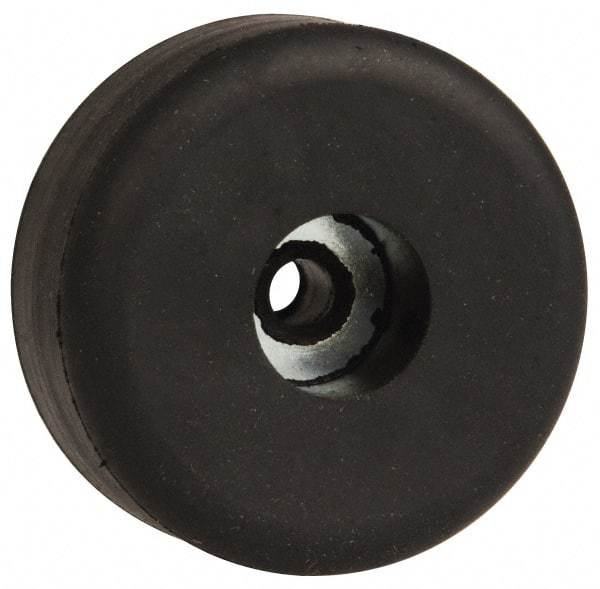 Made in USA - 1/2 Thread, 5/8" High, Rubber Bumpers - Recessed, 11/32" C-Projection Gage Line to Nose End, 1-1/2" Minor Axis - Apex Tool & Supply