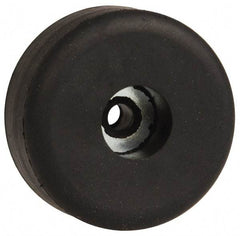 Made in USA - 1/2 Thread, 5/8" High, Rubber Bumpers - Recessed, 11/32" C-Projection Gage Line to Nose End, 1-1/2" Minor Axis - Apex Tool & Supply