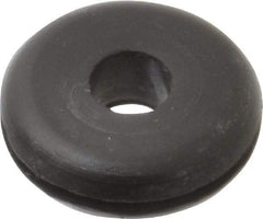 Made in USA - 1" OD, 5/16" Thick Grommet - Buna-N Rubber, 3/4" Slot Diam x 1/16" Slot Width - Apex Tool & Supply