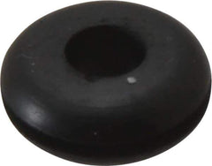 Made in USA - 13/16" OD, 5/16" Thick Grommet - Buna-N Rubber, 9/16" Slot Diam x 1/16" Slot Width - Apex Tool & Supply