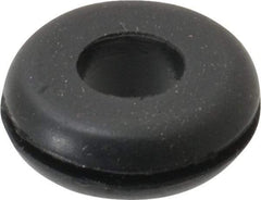 Made in USA - 7/8" OD, 5/16" Thick Grommet - Buna-N Rubber, 5/8" Slot Diam x 1/16" Slot Width - Apex Tool & Supply