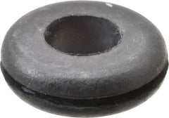Made in USA - 15/16" OD, 5/16" Thick Grommet - Buna-N Rubber, 11/16" Slot Diam x 1/16" Slot Width - Apex Tool & Supply