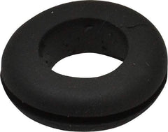 Made in USA - 11/16" OD, 5/16" Thick Grommet - Buna-N Rubber, 13/16" Slot Diam x 1/16" Slot Width - Apex Tool & Supply