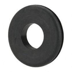 Made in USA - 1-1/2" OD, 1/4" Thick Grommet - Buna-N Rubber, 1-1/4" Slot Diam x 1/16" Slot Width - Apex Tool & Supply