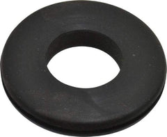 Made in USA - 1-5/8" OD, 1/4" Thick Grommet - Buna-N Rubber, 1-1/4" Slot Diam x 1/16" Slot Width - Apex Tool & Supply