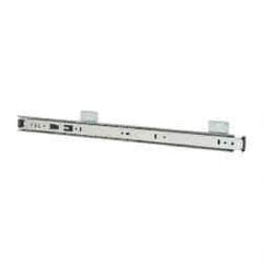Knape & Vogt - 20" Slide Length, Chrome Variable-Height Keyboard Slide - Chrome Finish - Apex Tool & Supply