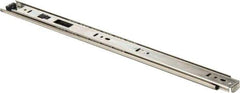 Knape & Vogt - 18" Slide Length, 13.5" Travel Length, Chrome Drawer Slide - Chrome Finish - Apex Tool & Supply