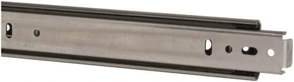 Knape & Vogt - 26" Slide Length, 19.5" Travel Length, Chrome Drawer Slide - Chrome Finish - Apex Tool & Supply