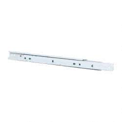 Knape & Vogt - 350mm Slide Length, 262mm Travel Length, Steel Epoxy-Coated Drawer Slide - White Epoxy Finish - Apex Tool & Supply