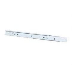 Knape & Vogt - 350mm Slide Length, 262mm Travel Length, Steel Epoxy-Coated Drawer Slide - White Epoxy Finish - Apex Tool & Supply