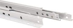 Knape & Vogt - 650mm Slide Length, 487mm Travel Length, Steel Epoxy-Coated Drawer Slide - White Epoxy Finish - Apex Tool & Supply