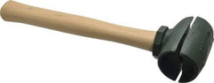 Garland - 2-1/2 Lb Head 1-3/4" Face Malleable Iron Split Head Hammer without Faces - Wood Handle - Apex Tool & Supply