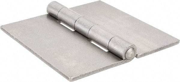 Stanley - 5" Long x 5" Wide, Extra Heavy Full Surface Hinge - Steel, Plain Finish - Apex Tool & Supply