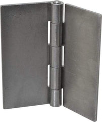 Stanley - 6" Long x 6" Wide, Extra Heavy Full Surface Hinge - Steel, Plain Finish - Apex Tool & Supply