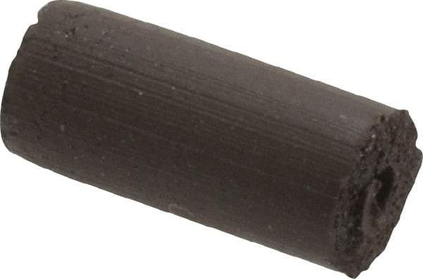 Cratex - 1/4" Max Diam x 1/2" Long, Cylinder, Rubberized Point - Medium Grade, Silicon Carbide, 1/16" Arbor Hole, Unmounted - Apex Tool & Supply