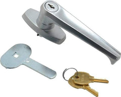 Made in USA - Locking Handle Latch - Polished Chrome Plated - Apex Tool & Supply