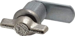 Made in USA - 21/32" Max Thickness, Thumb Turn Panel - Zinc Die Cast Coated - Apex Tool & Supply