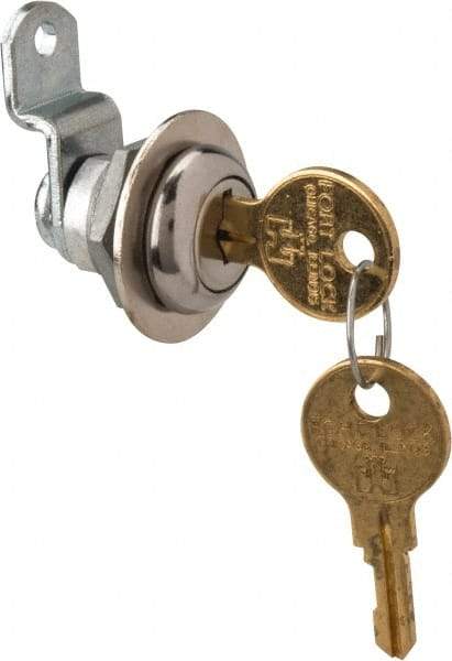 Made in USA - 5/16" Max Thickness, Standard Cam Lock - Stainless Steel Finish - Apex Tool & Supply