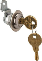 Made in USA - 5/16" Max Thickness, Standard Cam Lock - Stainless Steel Finish - Apex Tool & Supply