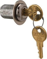 Made in USA - 15/16" Max Thickness, Standard Cam Lock - Stainless Steel Finish - Apex Tool & Supply