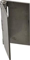 Made in USA - 4" Wide x 1/8" Thick, Blank Butt Hinge - Stainless Steel, Polished Finish - Apex Tool & Supply