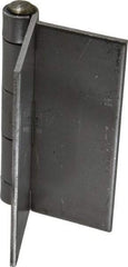 Made in USA - 4" Wide x 1/8" Thick, Blank Butt Hinge - Stainless Steel, Polished Finish - Apex Tool & Supply