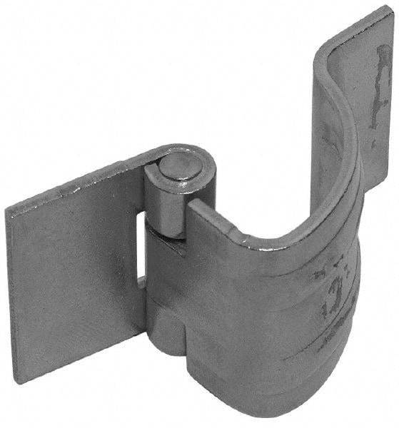 Made in USA - 0.8" Wide x 0.075" Thick, Concealed Hinge - Aluminum, Plain Finish - Apex Tool & Supply