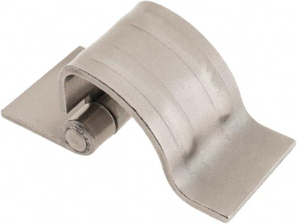 Made in USA - 1-1/4" Wide x 0.09" Thick, Concealed Hinge - Steel, Plain Finish - Apex Tool & Supply