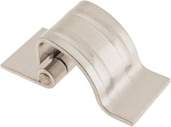 Made in USA - 1-1/4" Wide x 0.09" Thick, Concealed Hinge - Stainless Steel, Plain Finish - Apex Tool & Supply