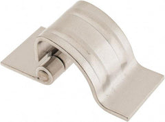 Made in USA - 1-1/4" Wide x 0.09" Thick, Concealed Hinge - Stainless Steel, Plain Finish - Apex Tool & Supply