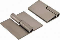 Made in USA - 2" Wide x 0.075" Thick, Slip Joint Hinge - Steel, Plain Finish - Apex Tool & Supply